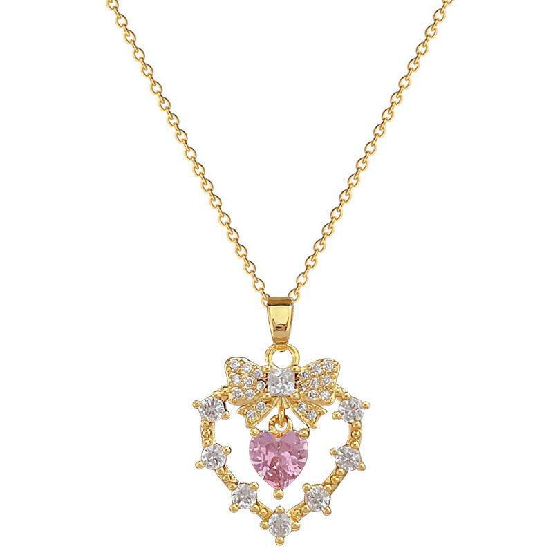 Heart Bow Necklace - Image 4