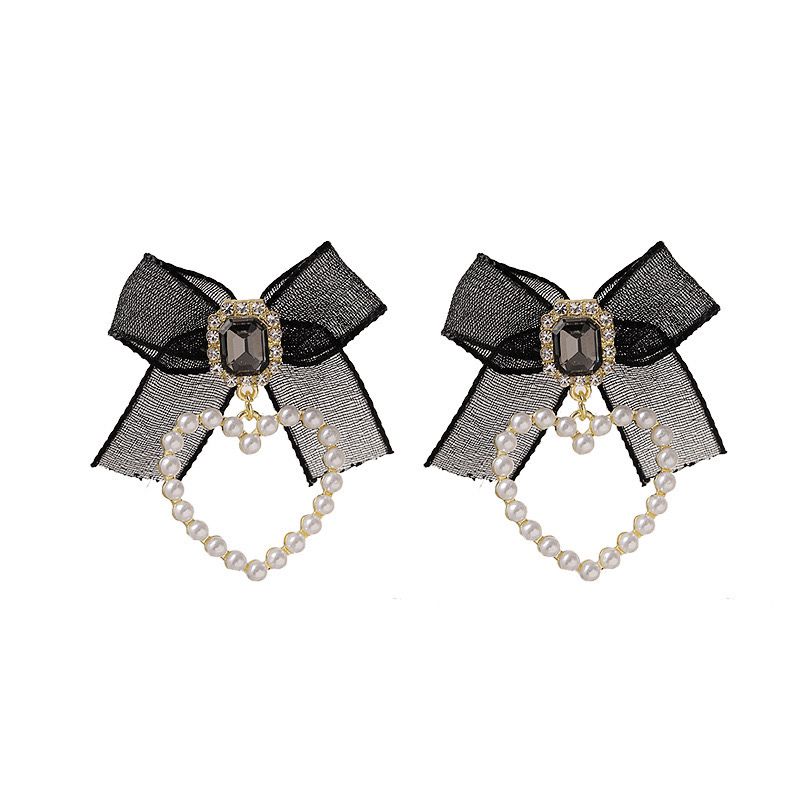 Heart Bow Princess Earrings - Image 4