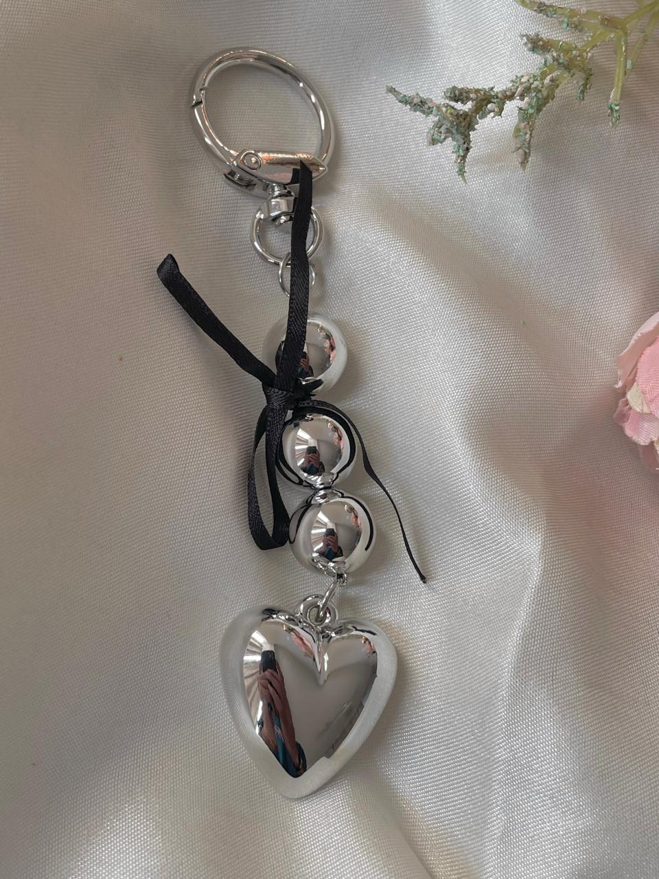 Heart Dangler Bag Charm - Image 2