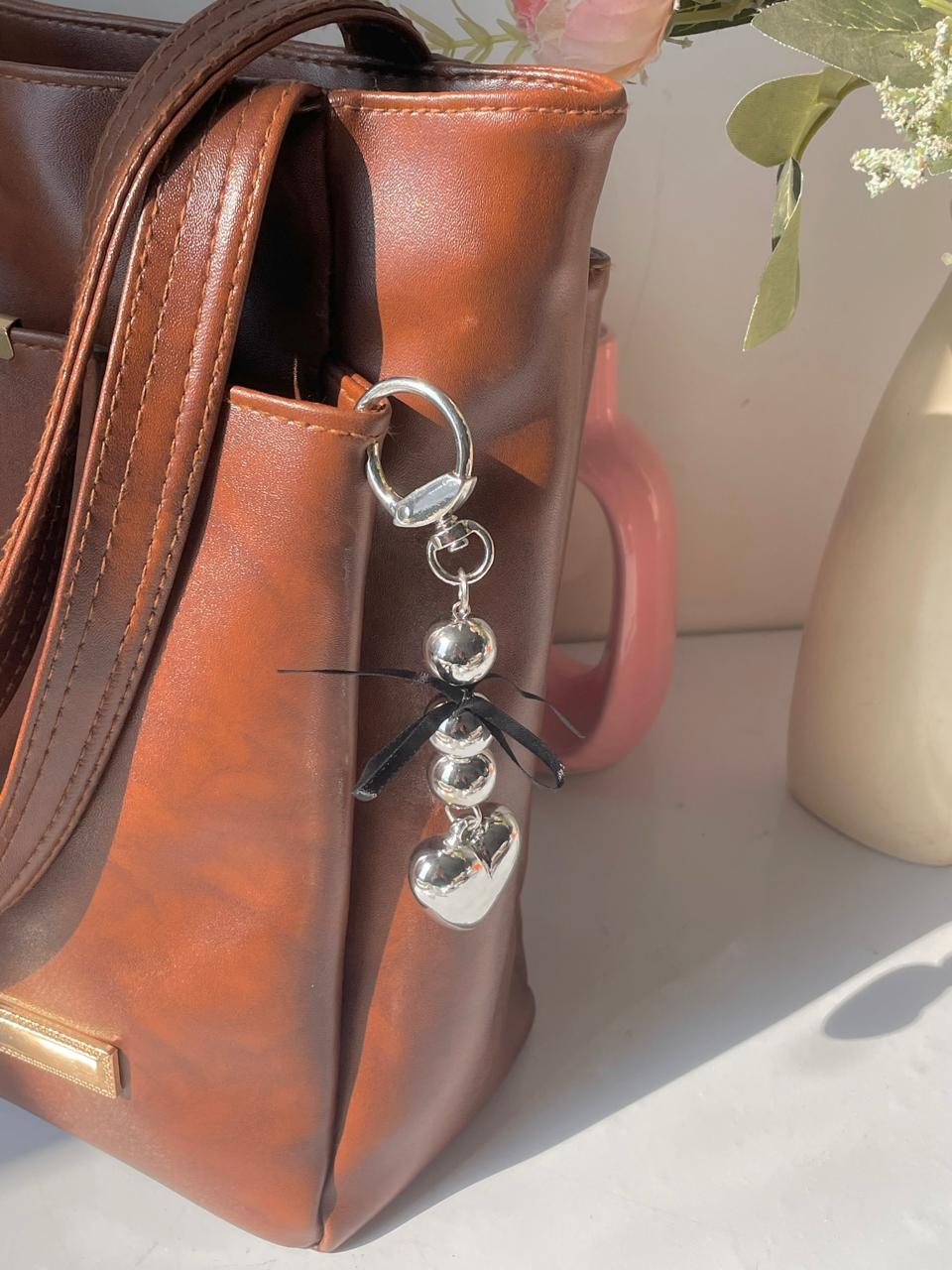 Heart Dangler Bag Charm - Image 3