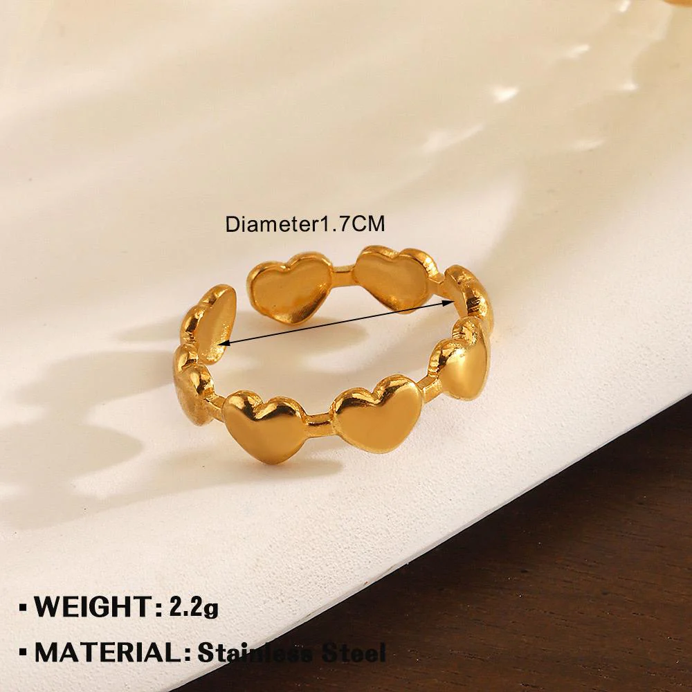 Heart Mania Gold Ring - Image 4