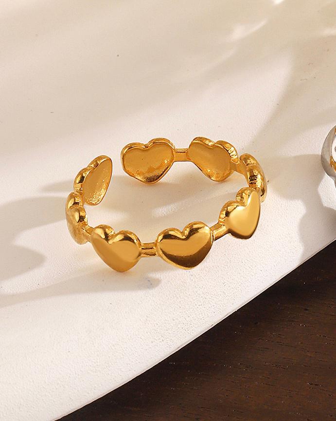 Heart Mania Gold Ring - Image 5