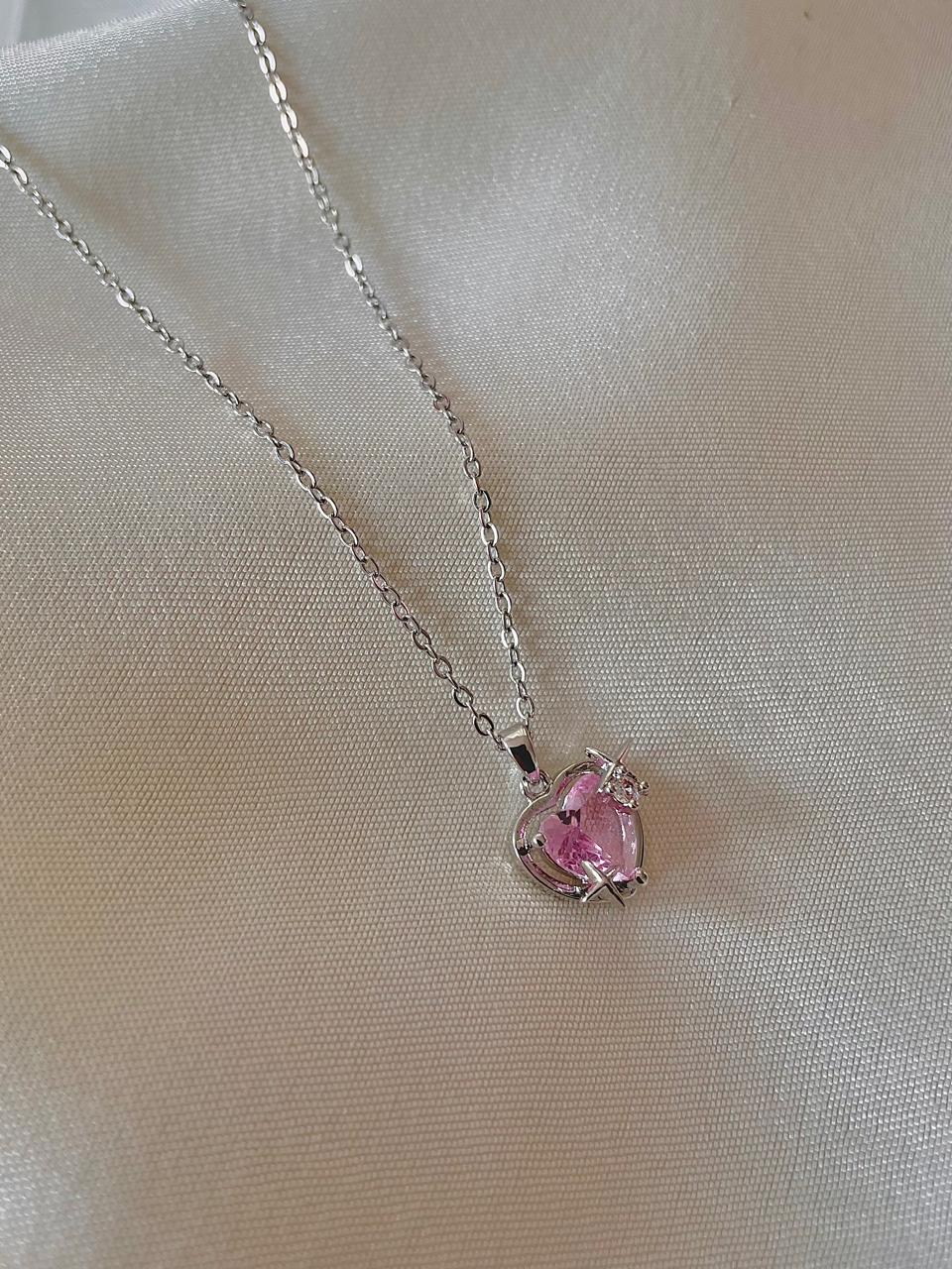 Heart of Pink Necklace - Image 4