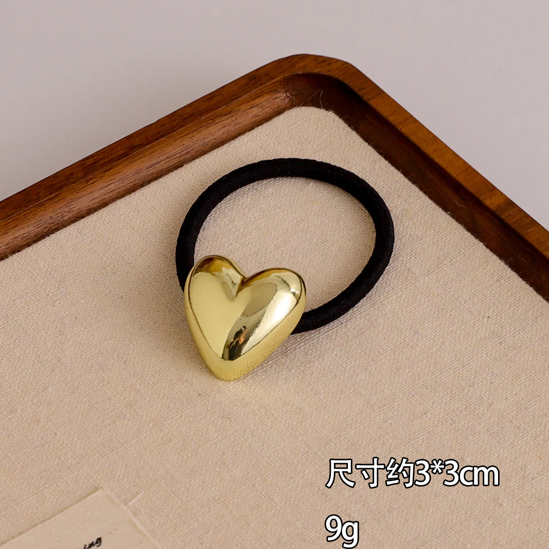 Heart Statement Metal Hair Tie - Image 3