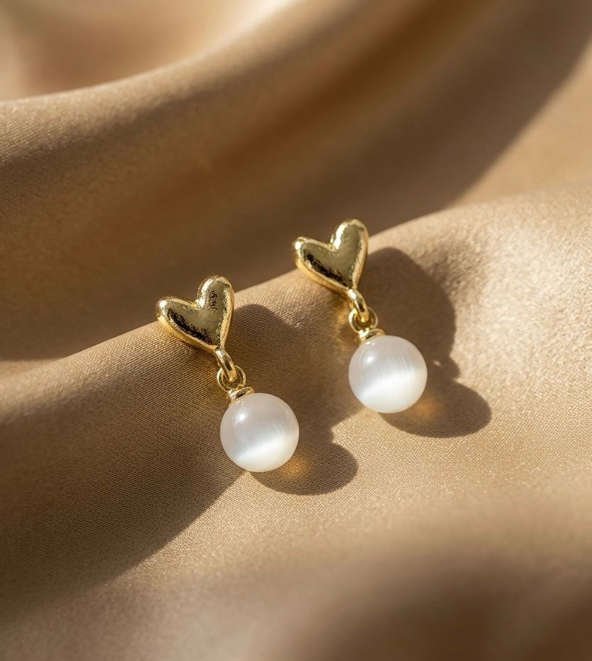 Heart-whisper Pearl Earring