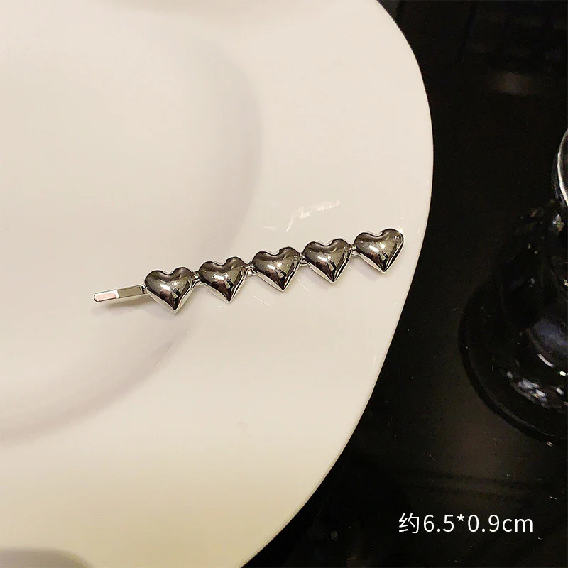 Heartwave Metallic Hair Clip - Image 3