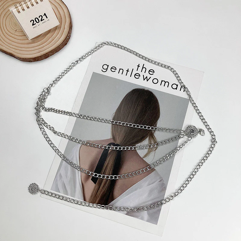 Hot-Metal Chunky Waist Chain Belt - Image 2