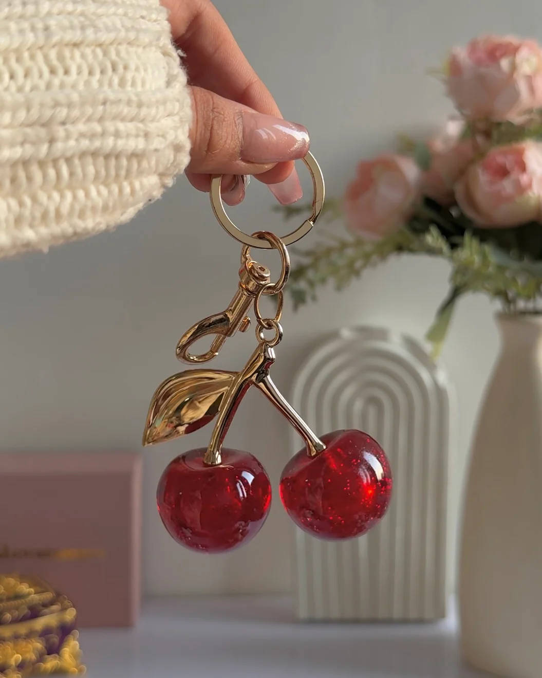 Hot n trending! Cherry Bag Charm - Image 2