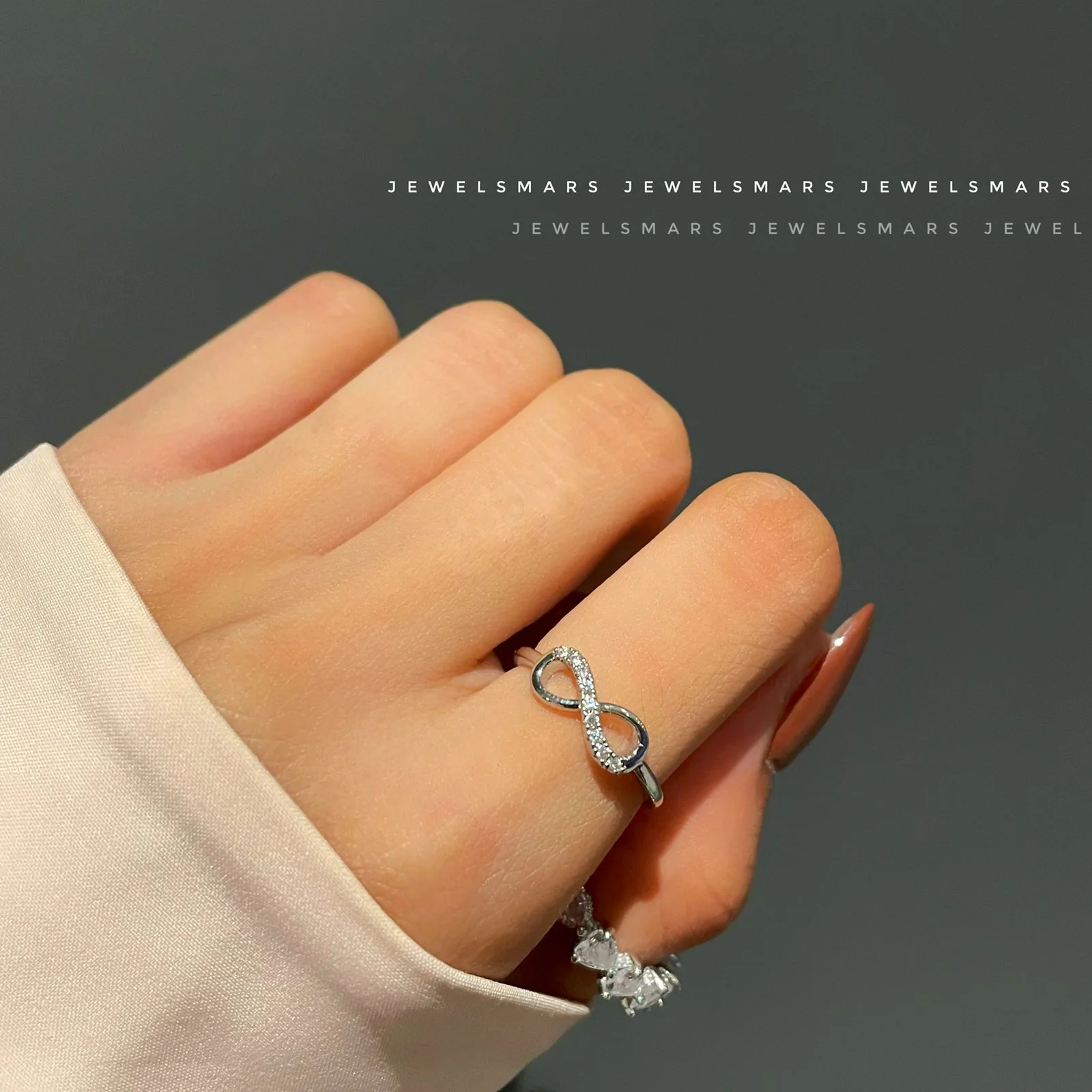 Infinity Adjustable Ring - Image 2