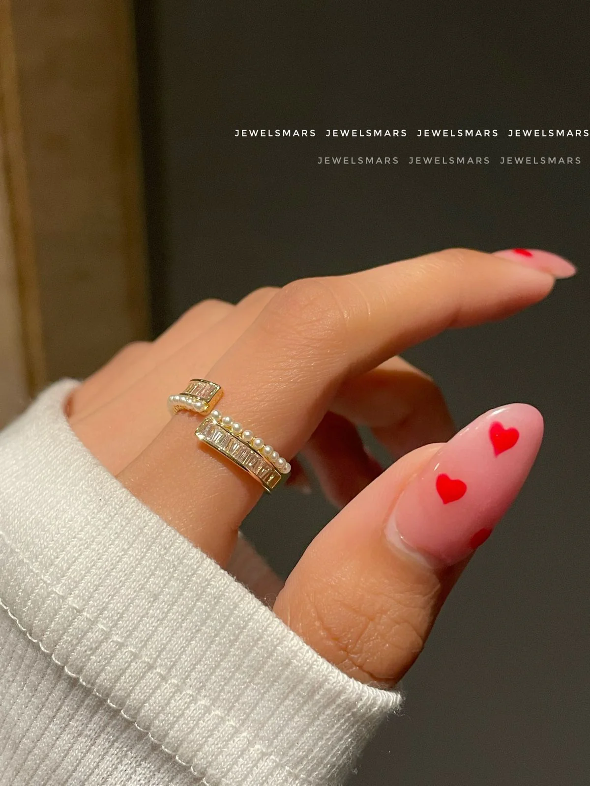Ivy Pearly Statement Ring - Image 2