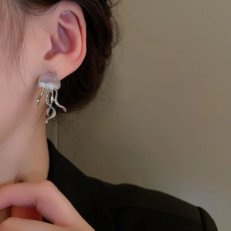 Jelly Fish Earrings - Image 3