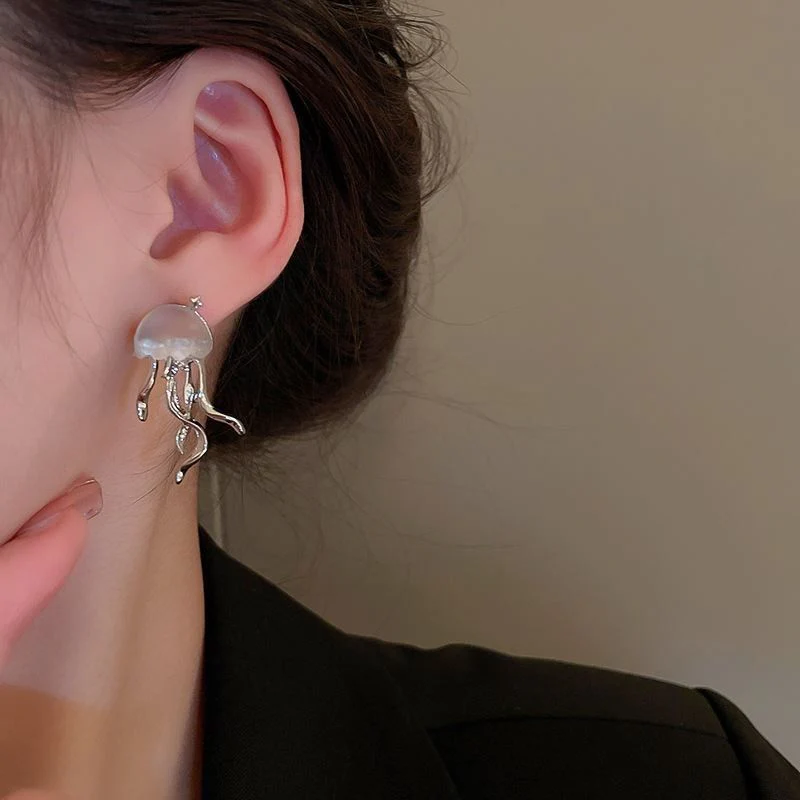 Jelly Fish Earrings - Image 5