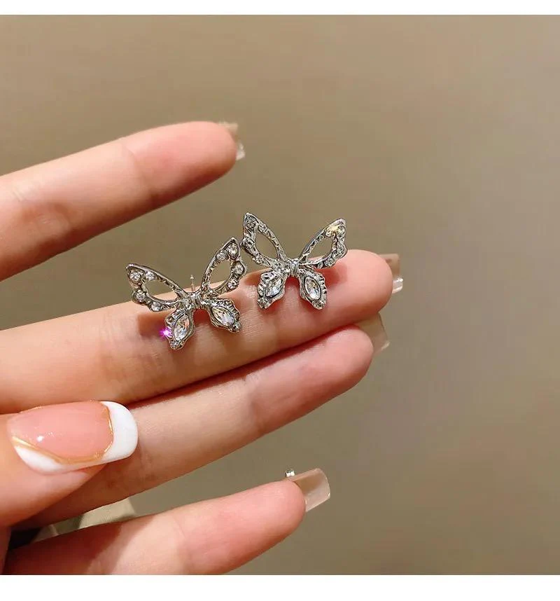 K-pop style Butterfly Earrings - Image 3