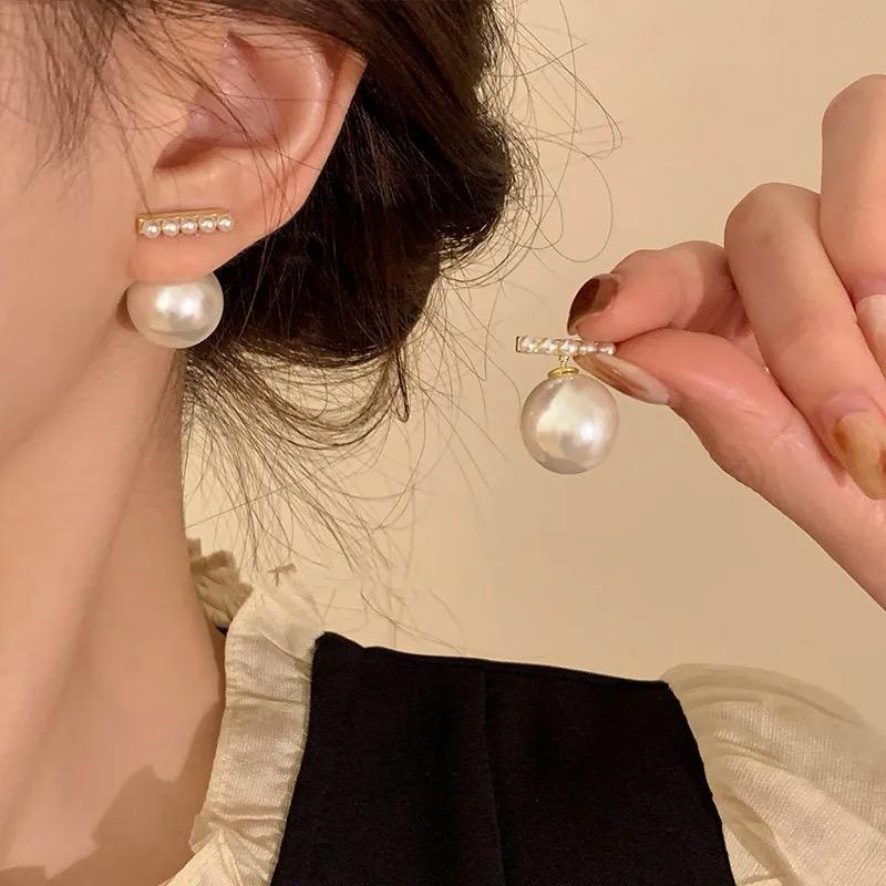 Kally Pearl Earrings ( can be worn in multiple ways) - Image 2
