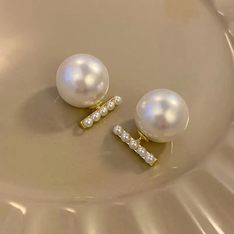 Kally Pearl Earrings ( can be worn in multiple ways) - Image 4