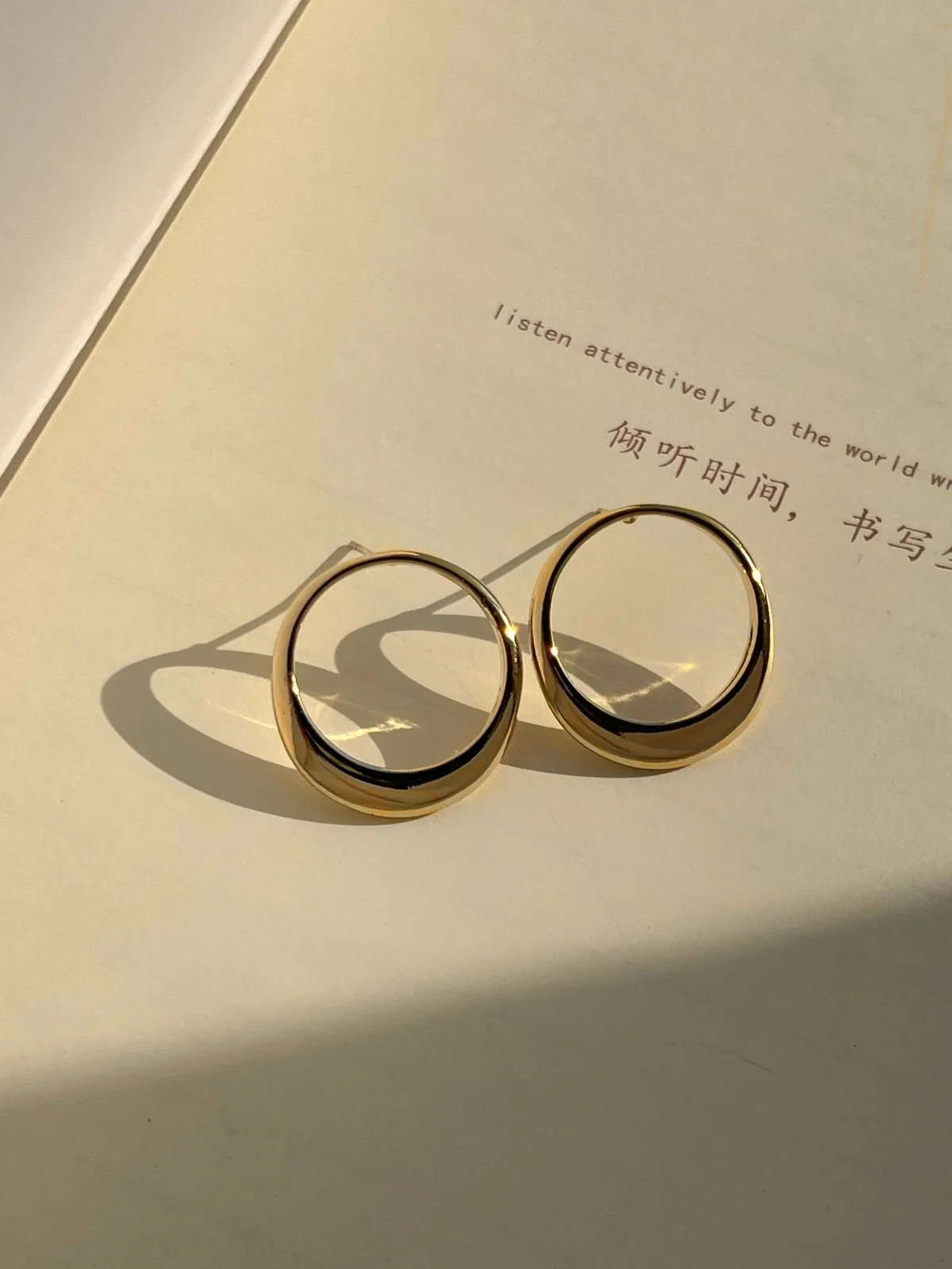 Kate Hollow Statement Earrings