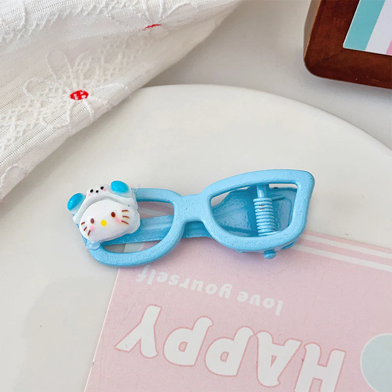 Kawaii Kitty Sunglasses Hairclip(1 pc) - Image 2