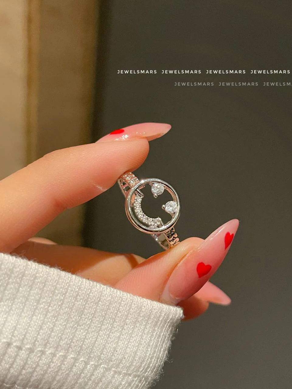 Keep Smiling- smiley ring