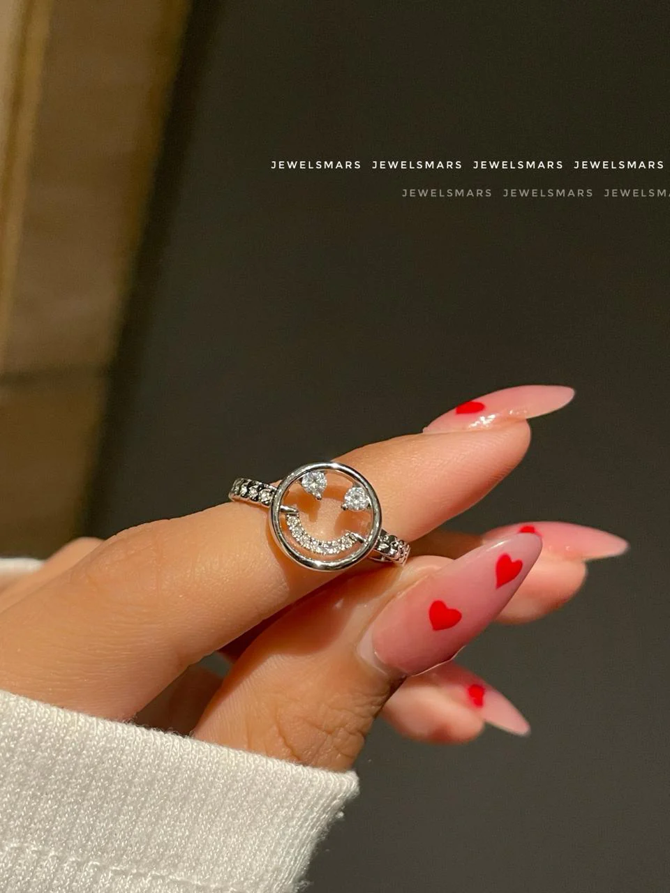 Keep Smiling- smiley ring - Image 2