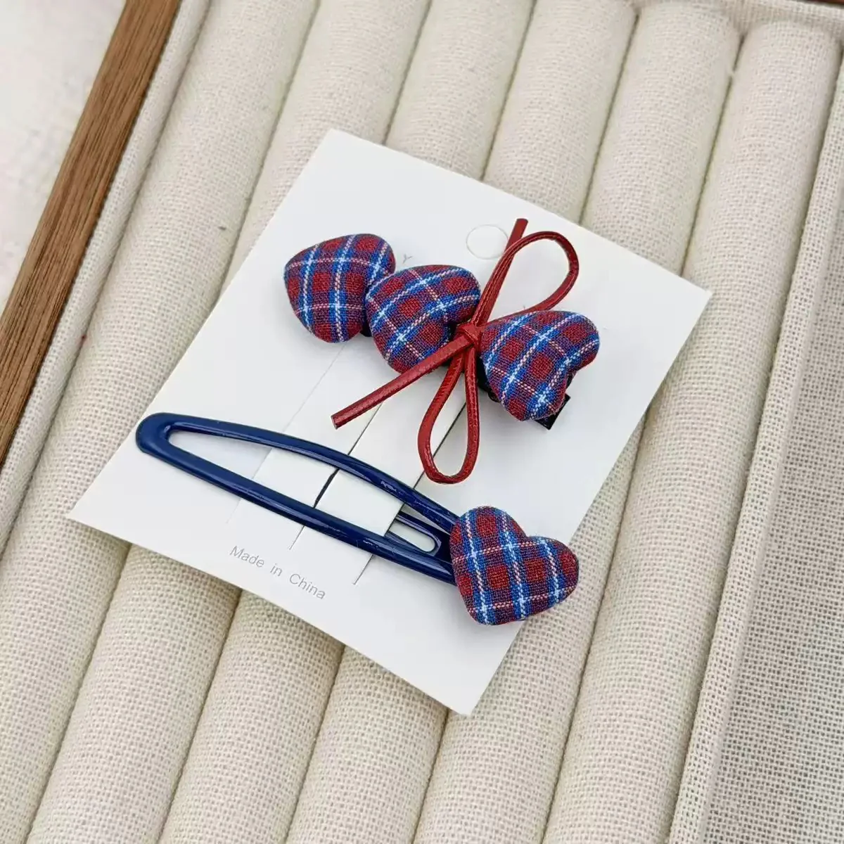 Kiss n tell Heart Hair Clips - Image 2