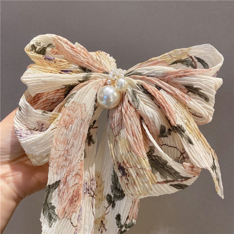Korean Premium Pearl Detailed Bows - Image 3