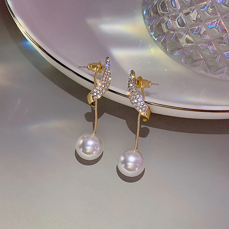 Korean Wing Stud Earrings- can be worn in multiple ways - Image 5
