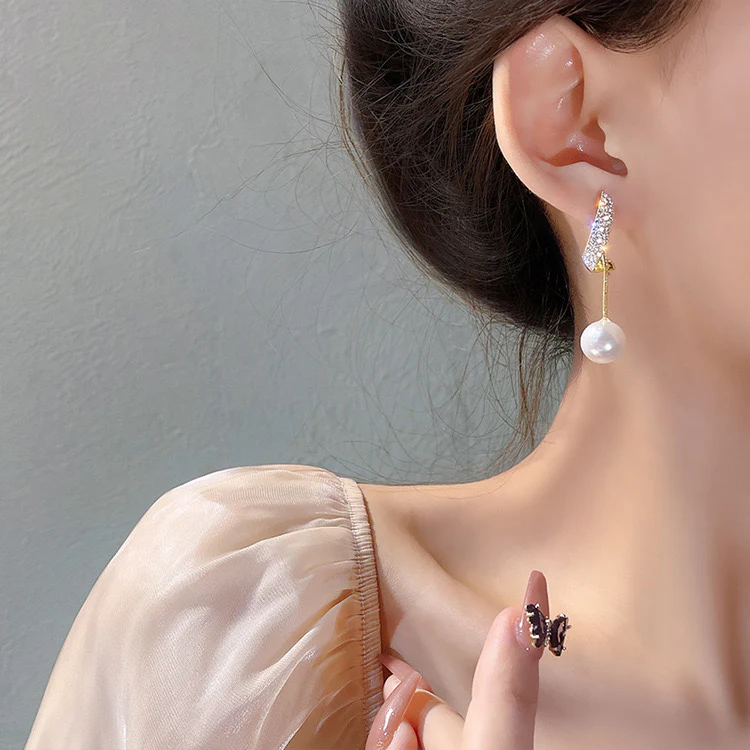 Korean Wing Stud Earrings- can be worn in multiple ways - Image 7