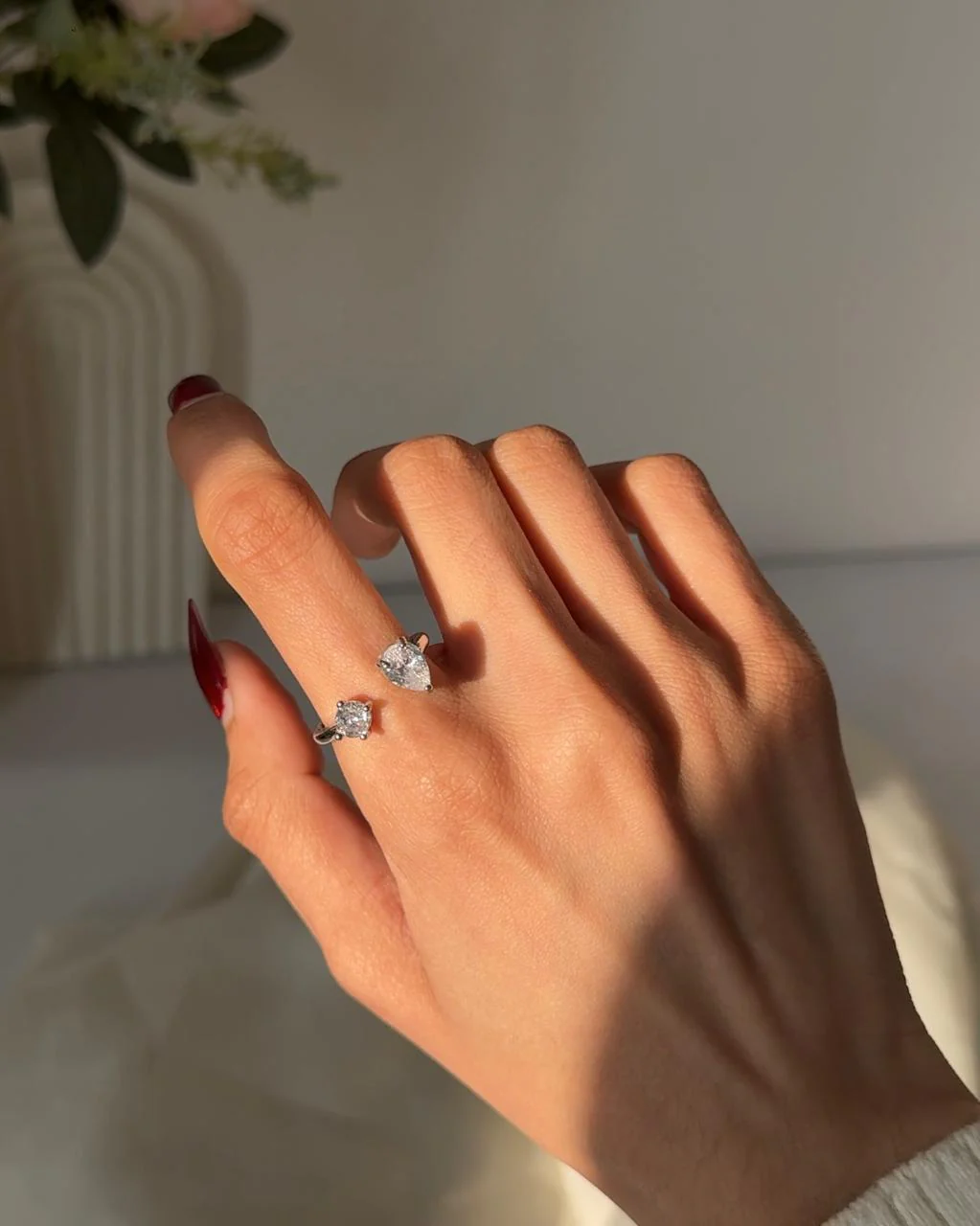 Kylie coded Rhinestone Ring - Image 2