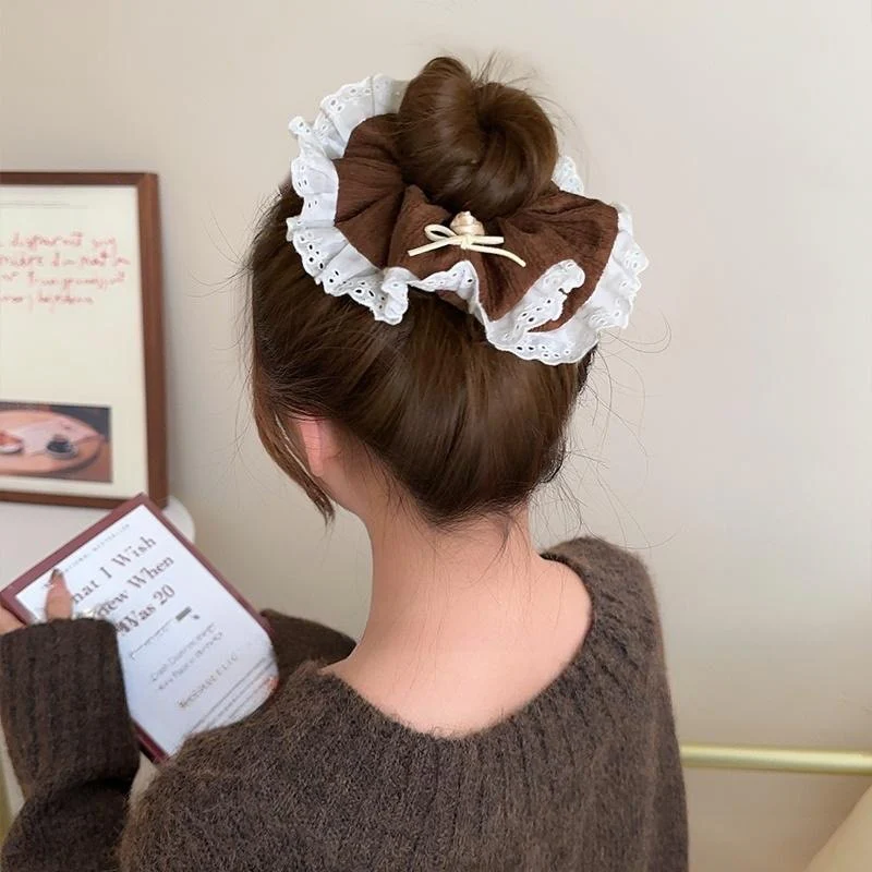 Lace n Latte Scrunchie - Image 4