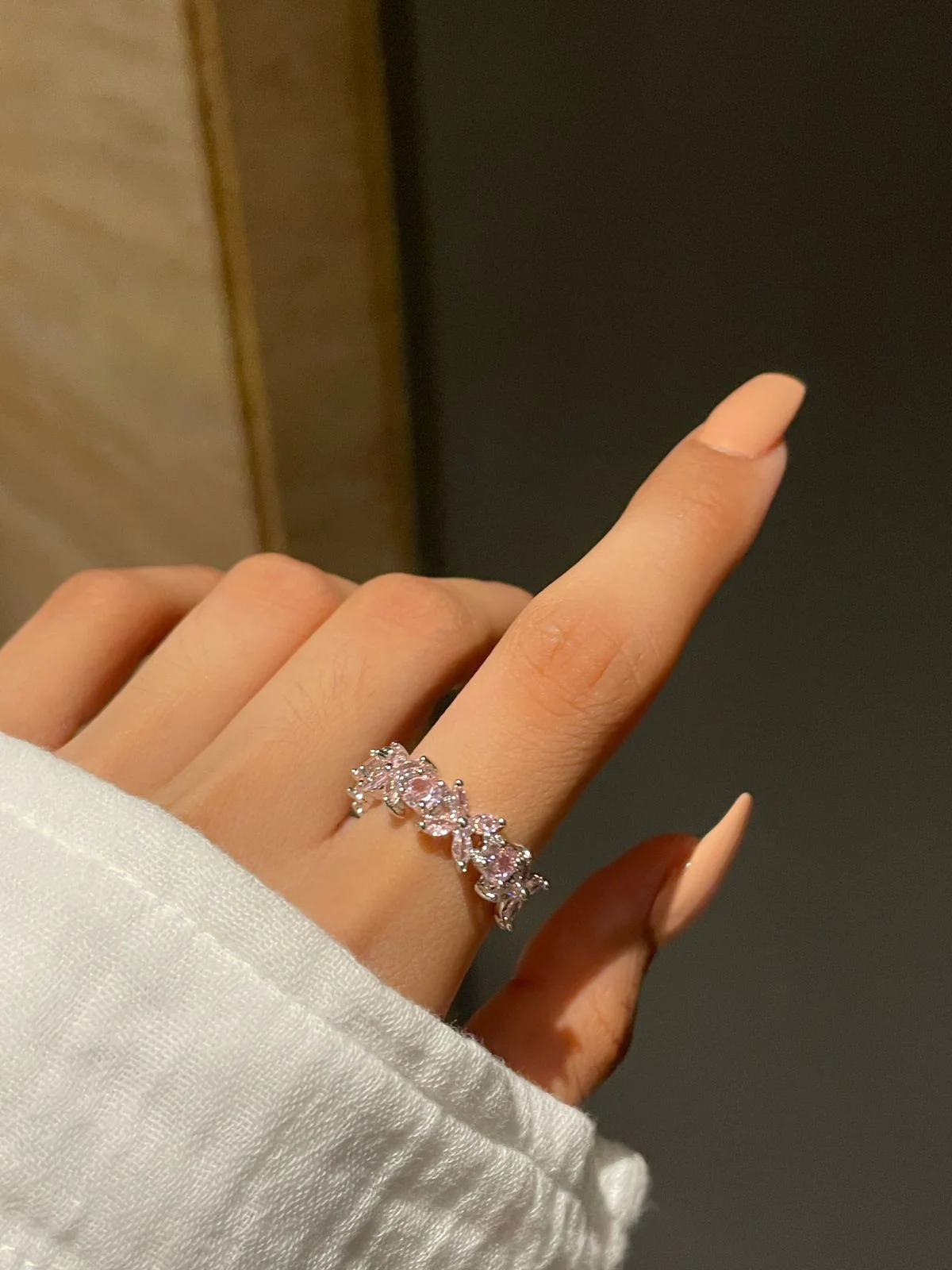 Laura Ring Band- pink - Image 2