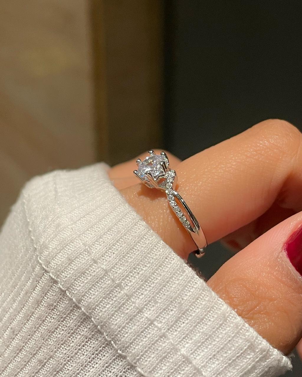 Lily Promise Ring - Image 3