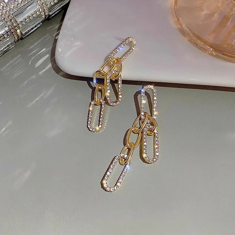 Linked with Spark Earrings - Image 3