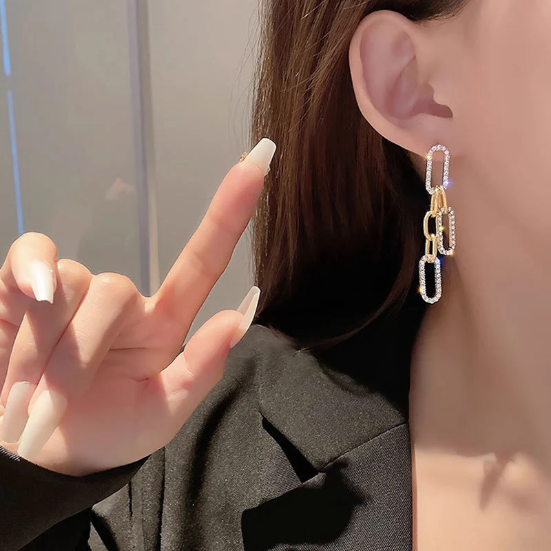 Linked with Spark Earrings - Image 5