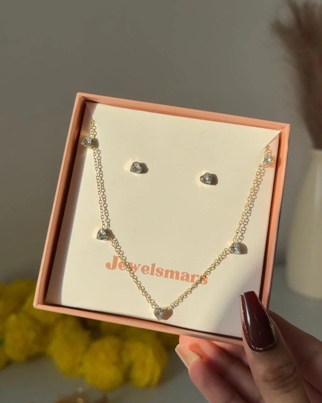 Lit Glam Gift Box ( Necklace + earrings)