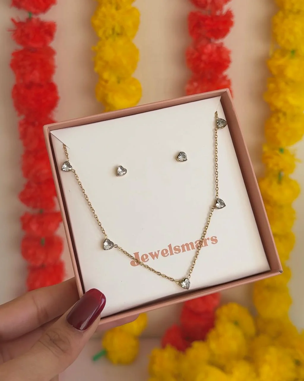 Lit Glam Gift Box ( Necklace + earrings) - Image 2