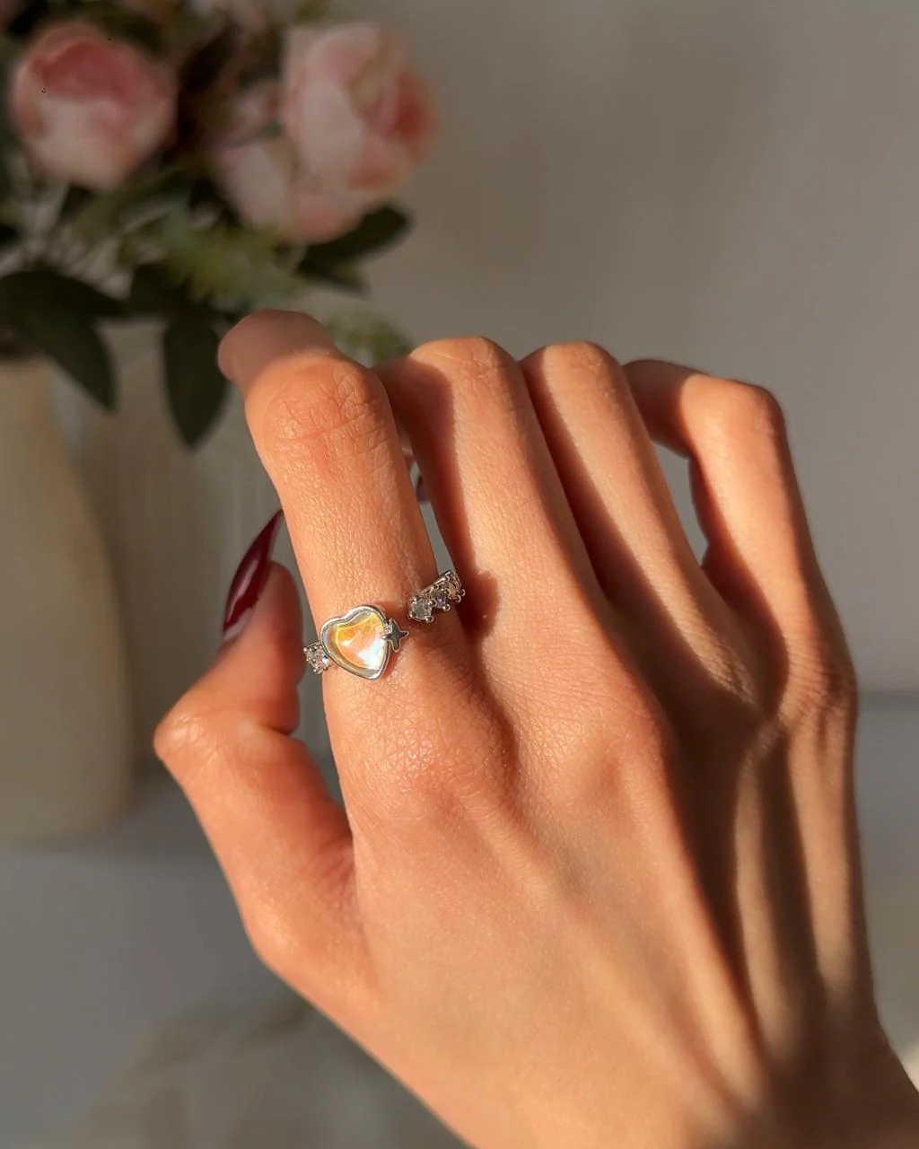 Love-bound Heart Ring
