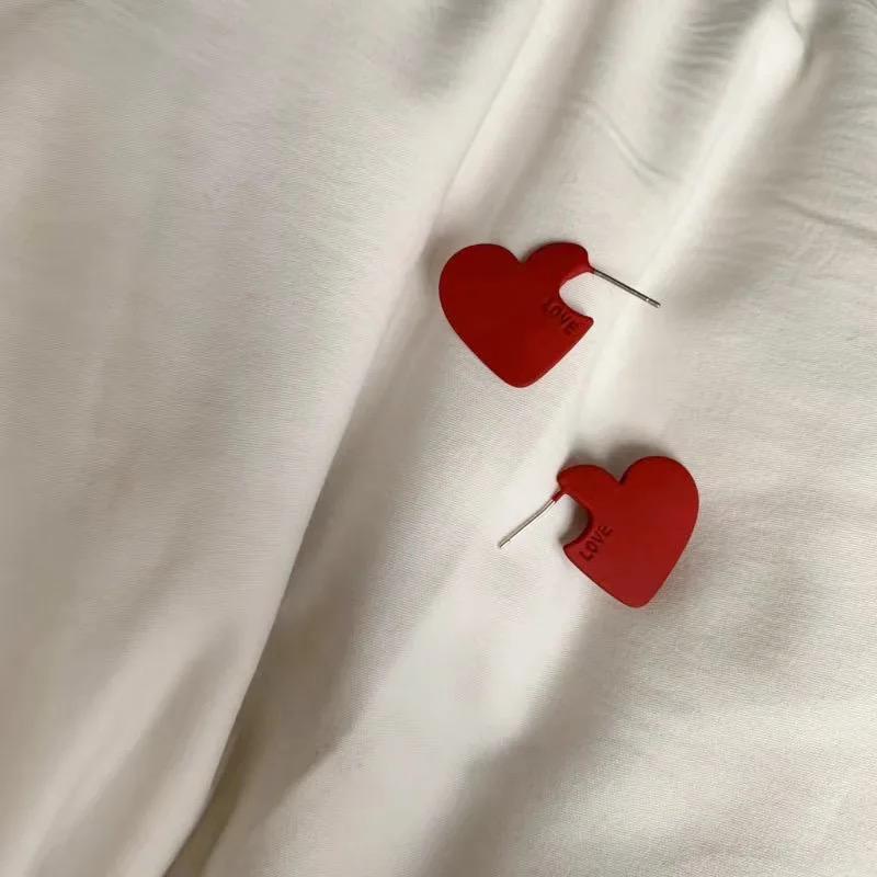 Love Heart Hoop Earrings - Image 4