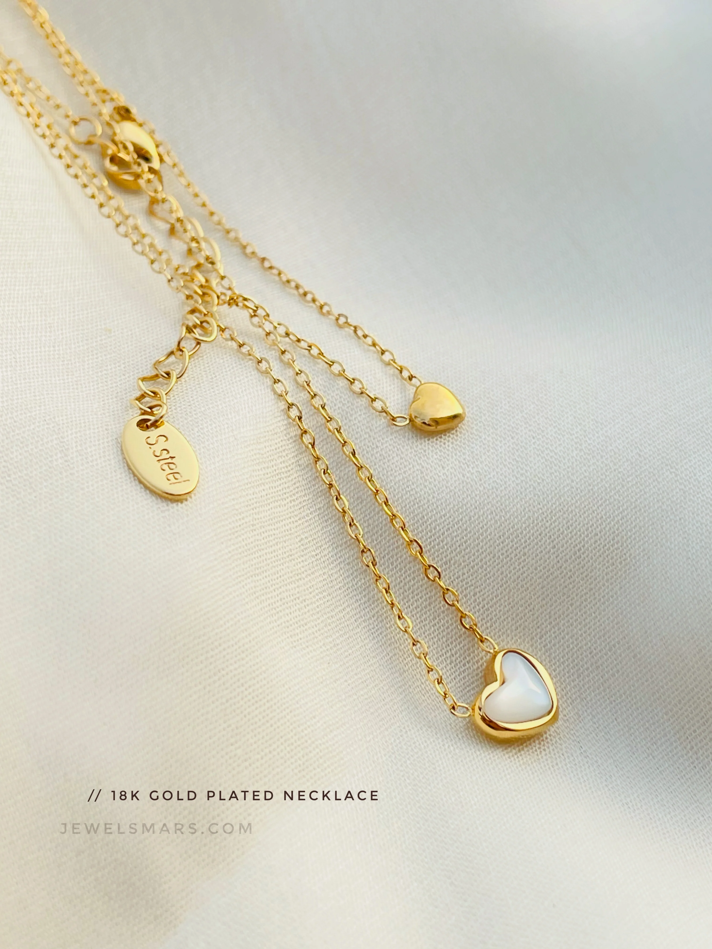 Love Me Forever Necklace [ 18k gold plated] - Image 2