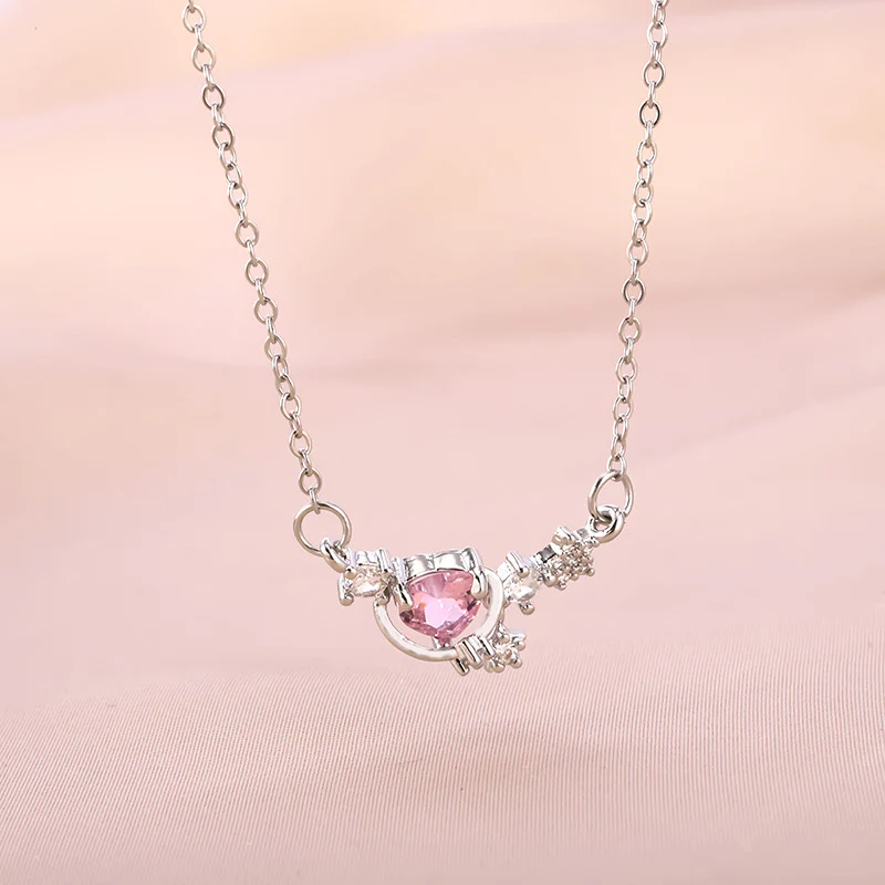 Lover’s Gaze Pink Necklace - Image 2