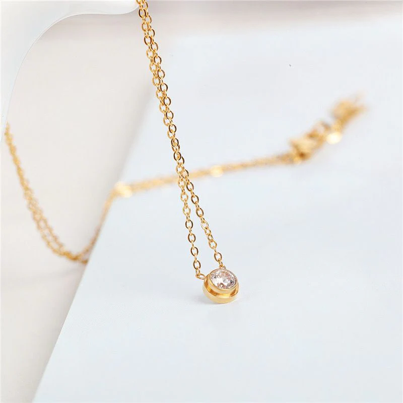 Luna Minimal Necklace - Image 3