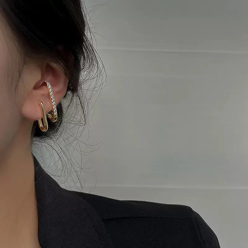 Luna Rhinestone Earrings - Image 2