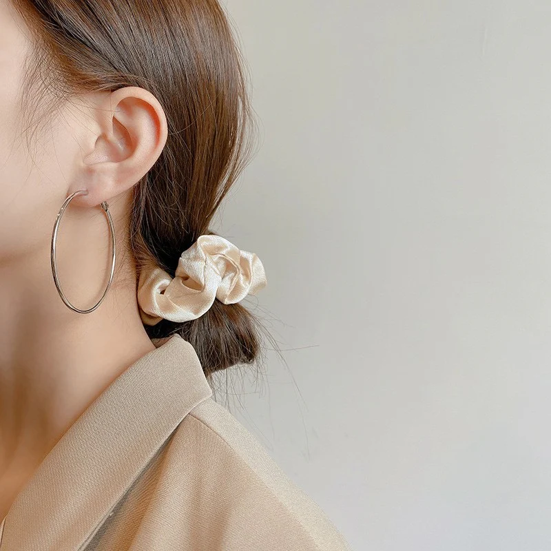 Lunar Halo Hoop Earrings - Image 2