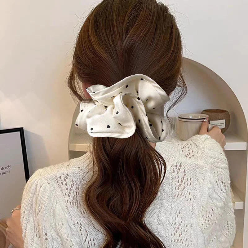 Premium Polka Dots Core Scrunchie - Image 6