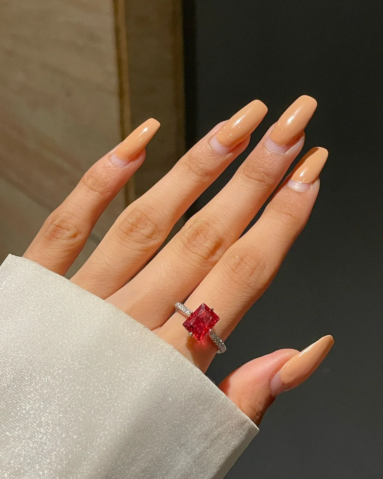 Luxe Promise Ring- red - Image 2
