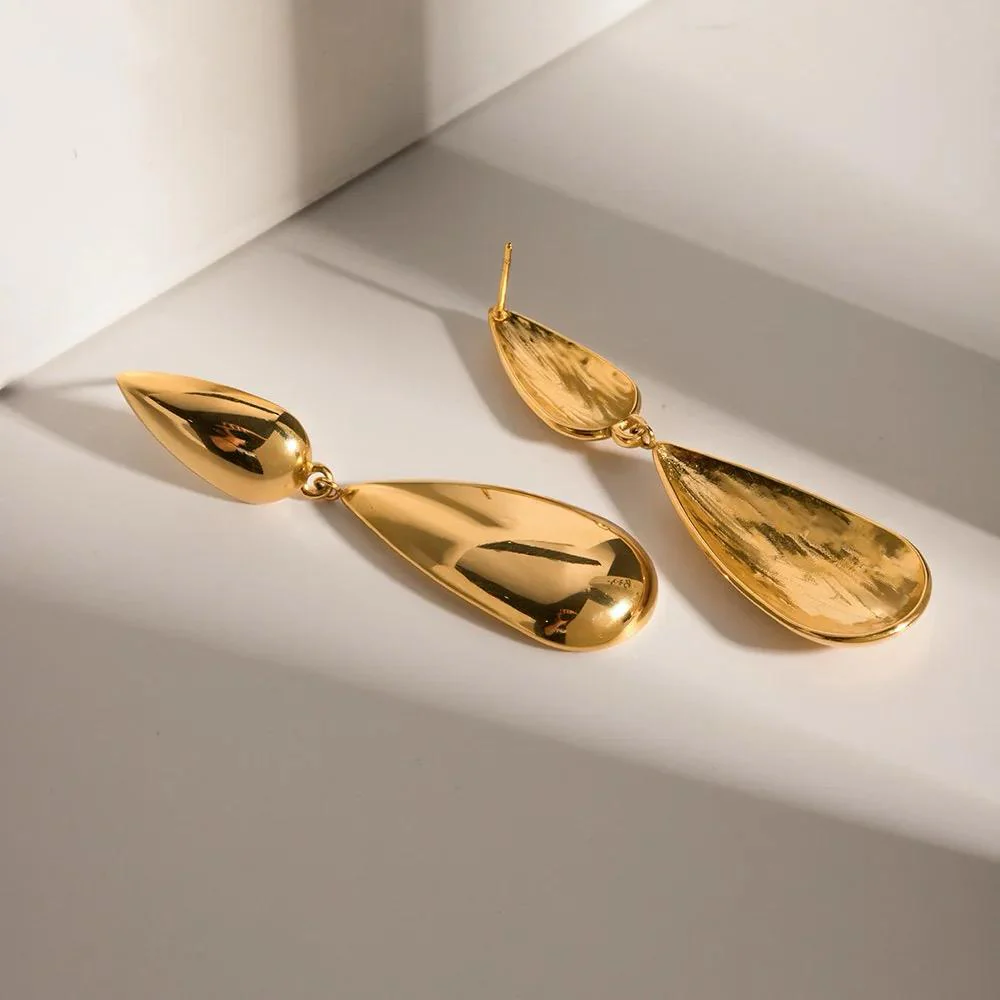 Luxury Drop Earrings (18k gold plated) - Image 4