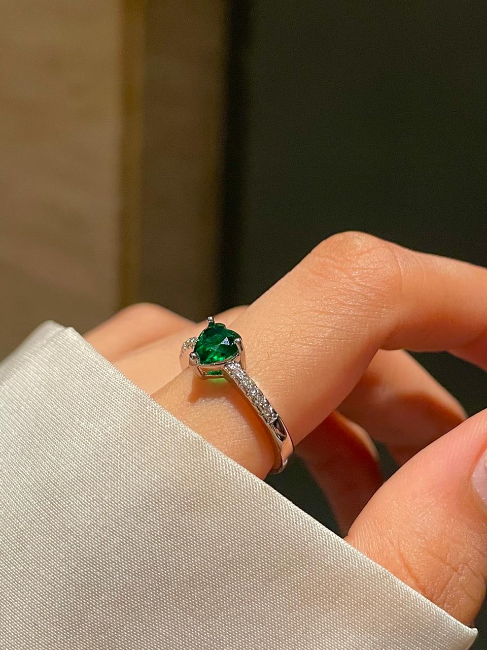 Magical Heart Ring- green - Image 4