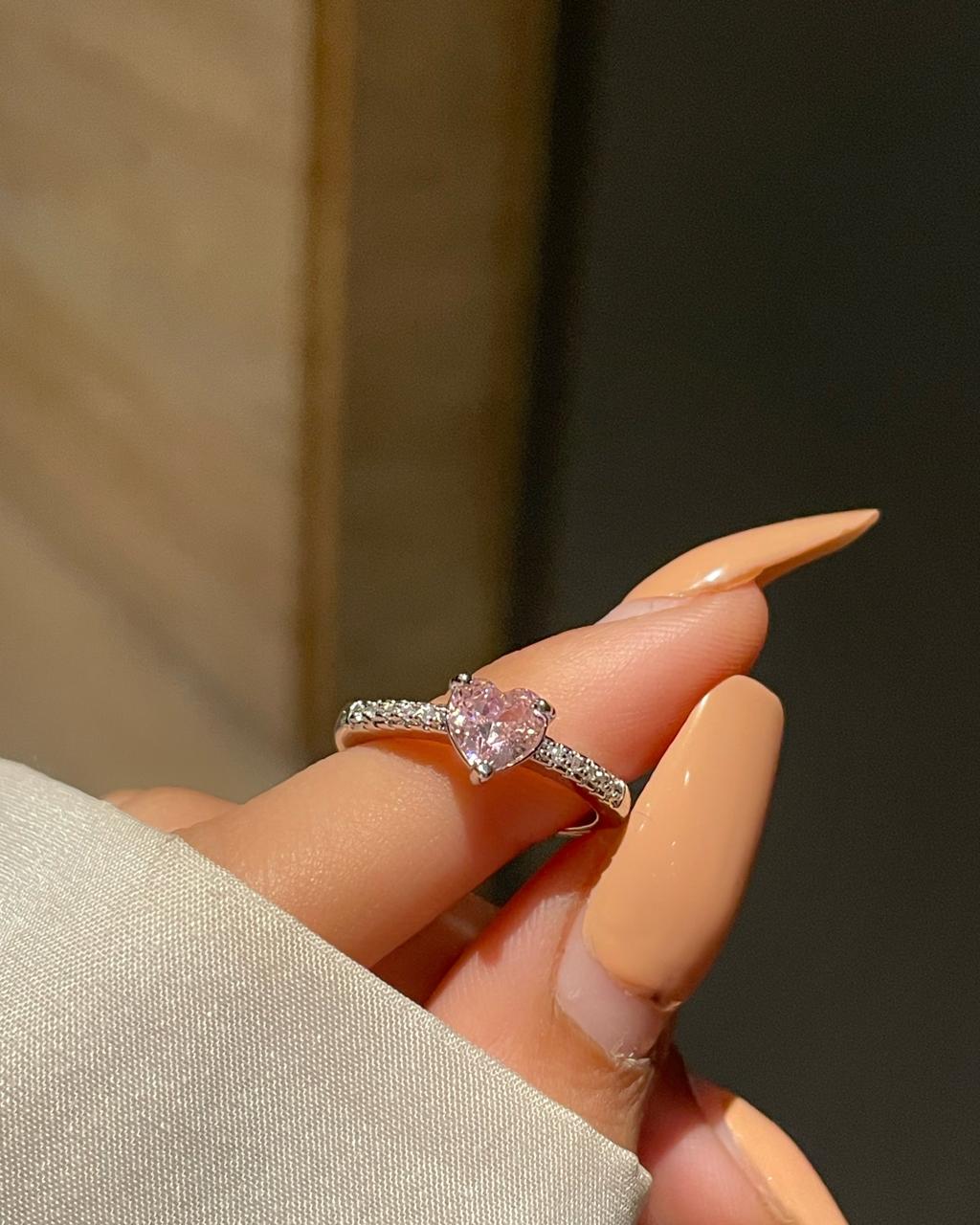 Magical Heart Ring- pink - Image 3