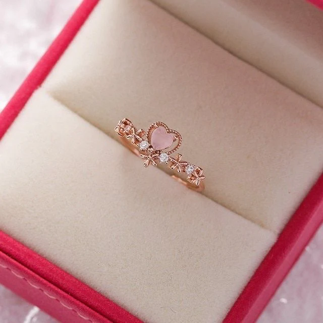 Magical Princess Crown Heart Ring - Image 3