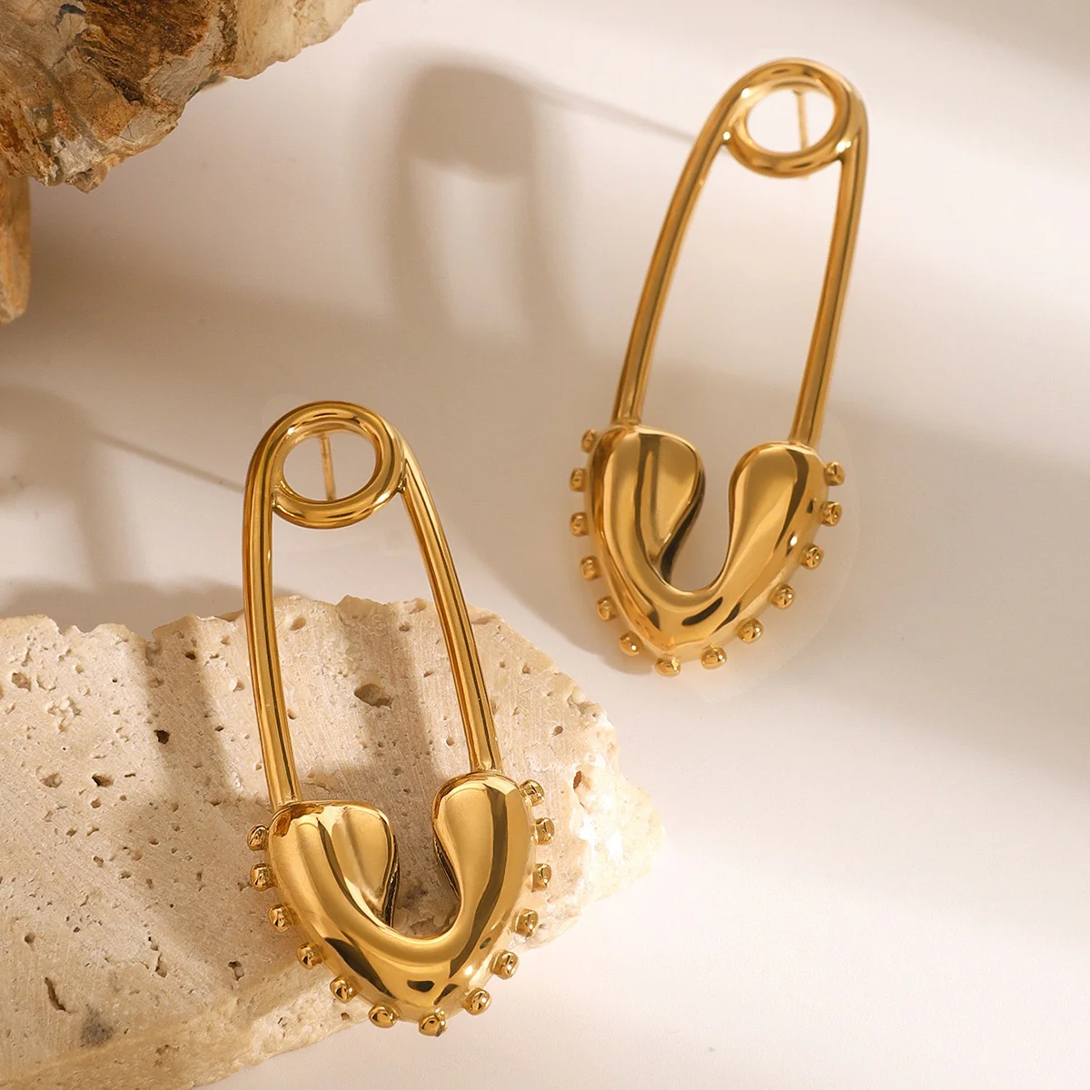 Main Character Safety Pin Earrings - Image 4