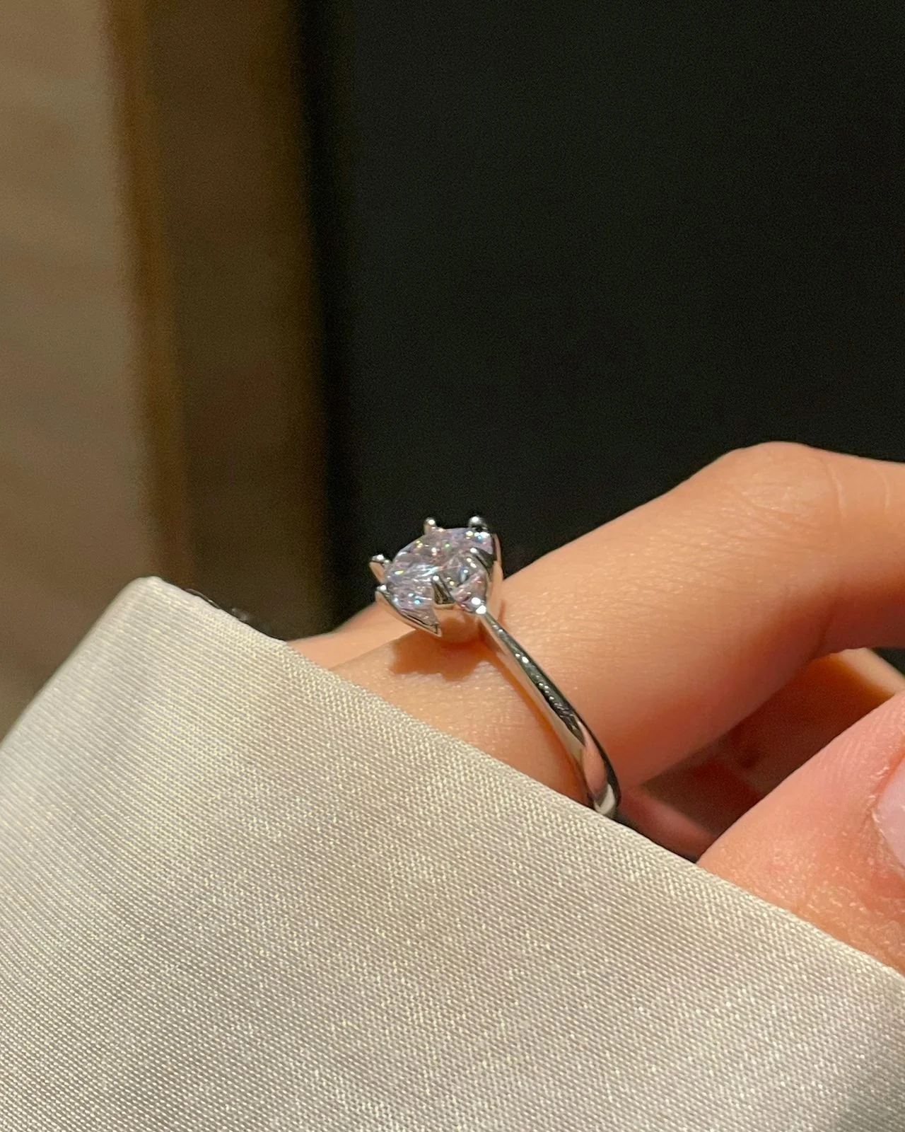 Marie Solitaire Ring